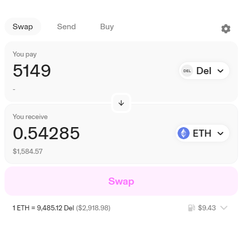 ShopSaveNEarn's tweet image. $DEL Revenue Share is live