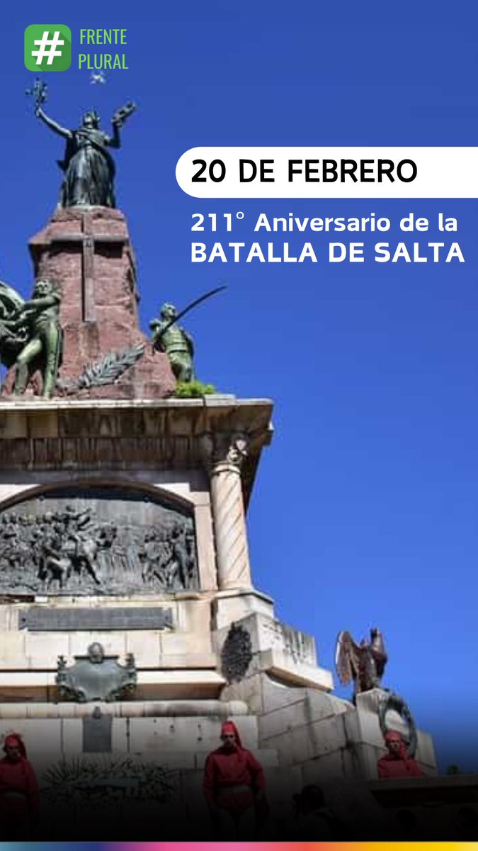 FrentePlural's tweet photo. #20deFebrero 

211° Aniversario de la Batalla de Salta. https://t.co/7f2j9F8agA