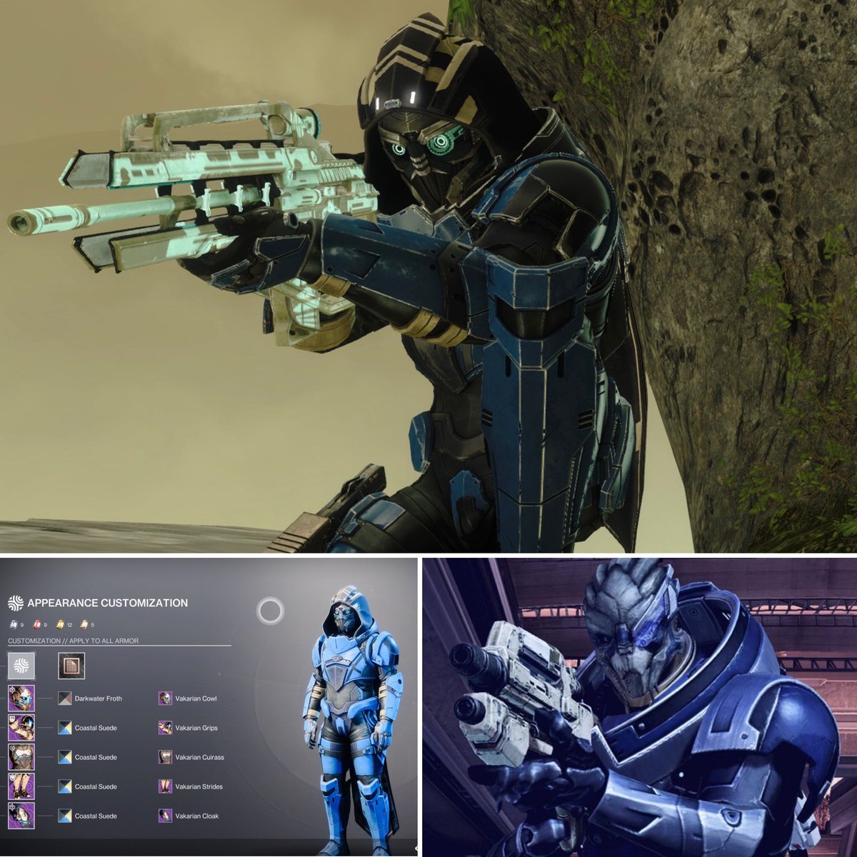 auxopher's tweet photo. My Titan: Inspired by Shepardโs Blood Dragon Armor with M-490 Blackstorm Singularity Projector (Tractor Cannon)
@Shyne_0โs Hunter: Inspired by Garrus with M96 Mattock (BrayTech Werewolf)
Bungie IDs: LogicGazer#9912 and Shyne 0#0489
#NormandyCrew https://t.co/q3apMya9bV