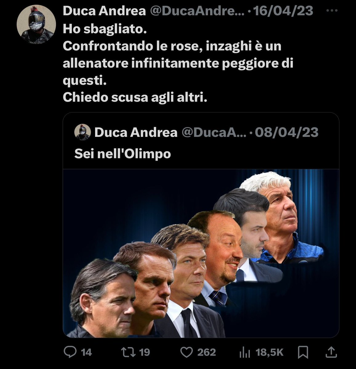 @ProfdaPiacenza Nessuno deve dimenticare cosa diceva il porco con il casco