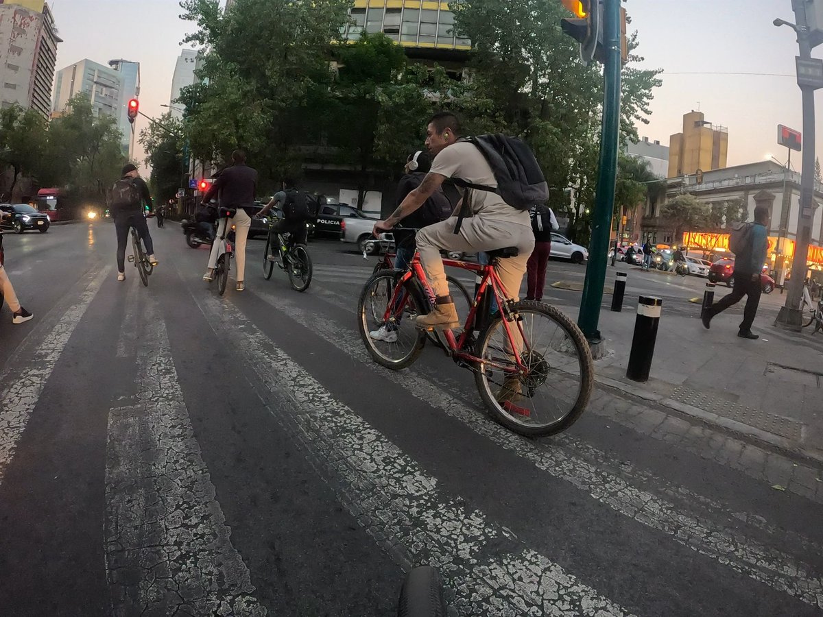 elmaugarcia's tweet photo. Amigo ciclista, NO te pares arriba de la cebra. https://t.co/uVY9lJvQps