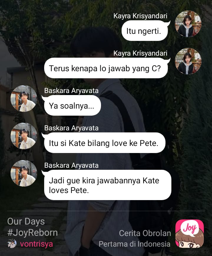 Joylada_ID's tweet photo. Demi bisa dekat sama Kellan, Kayra wajib ngajarin Baskara yang nilai Bahasa Inggrisnya anjlok!🚨 Tapi, Kellan kok dekat banget sama Ghina, ya…. #JoyReview https://t.co/Hpi7VOuq2Y