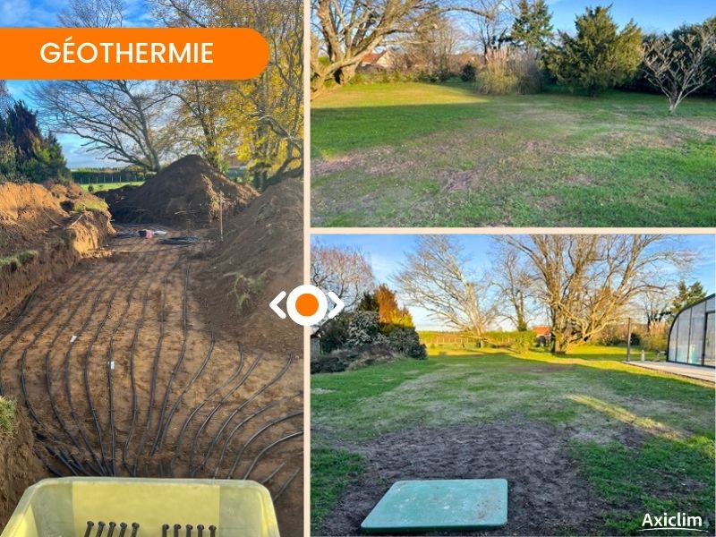 Axiclim's tweet photo. On vous l'avait promis, alors voilà les images de la belle géothermie réalisée à la Suze sur Sarthe 😀

Un projet de géothermie ? Demandez un devis gratuit pour découvrir les économies d'énergies que vous pouvez réaliser 👉 https://t.co/k8YbcK4XPI https://t.co/DchsmEufAq