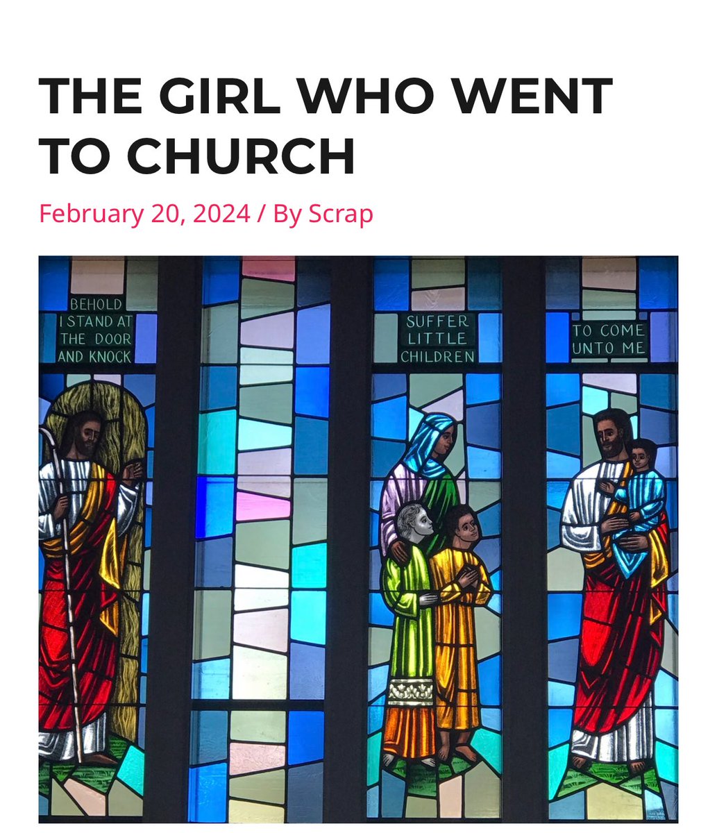 picknupdascraps's tweet photo. “The Girl Who Went To Church” is a fictional story. A story within a story if you read hard enough.

💻 https://t.co/vSdDb9Fh3h https://t.co/Hmjls90Soa
