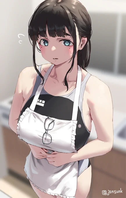 こ、これなら汚れても平気だと思って… 