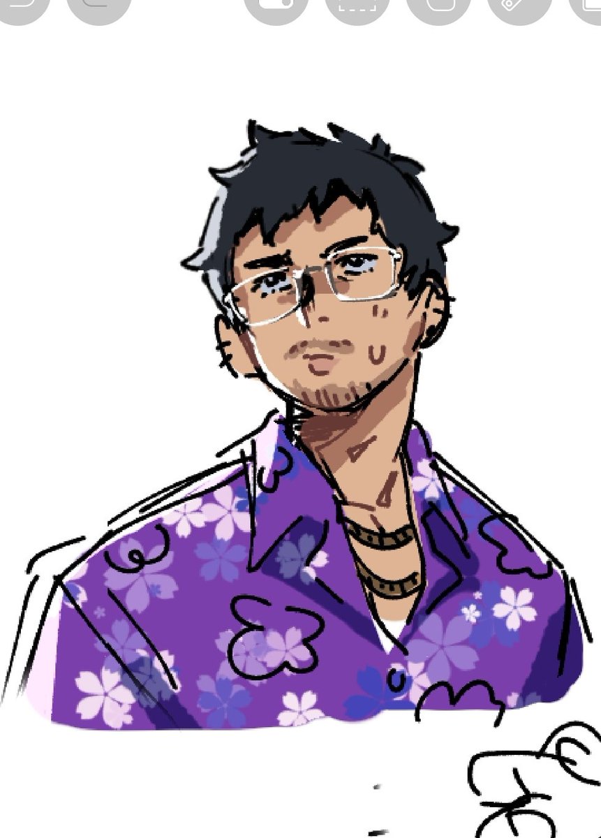 Barley_Juice_'s tweet photo. doodle of tomizawa https://t.co/C9oIepLMu0