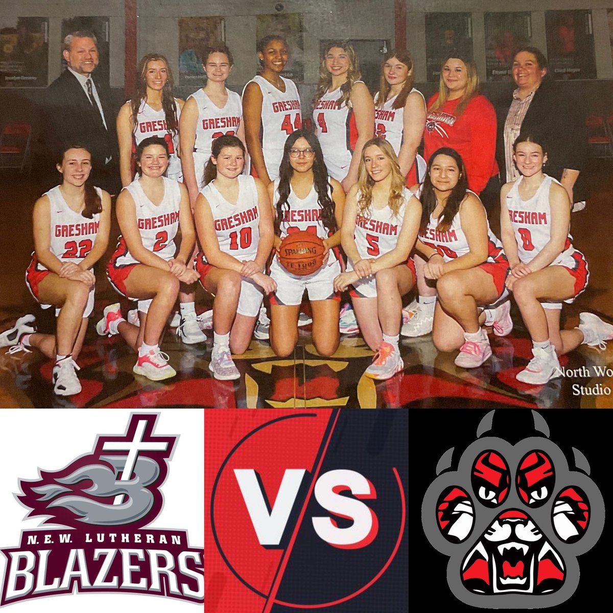 CatsAthleticsBG's tweet photo. 🏀PLAYOFFS🏀 #CatsAthletics 
The #RoadtotheResch starts tonight!!! 
#9 Bowler @ #8 Oneida Nation 
#5 Gresham VS #12 GB NEW Lutheran 
Both Games start at 7:00 PM, Admission is $6 for Everyone. Children under 6 is $1 &amp; Passes won’t be accepted #BowlerProud #GreshamWildcats #wisgb https://t.co/leTMruW8O1
