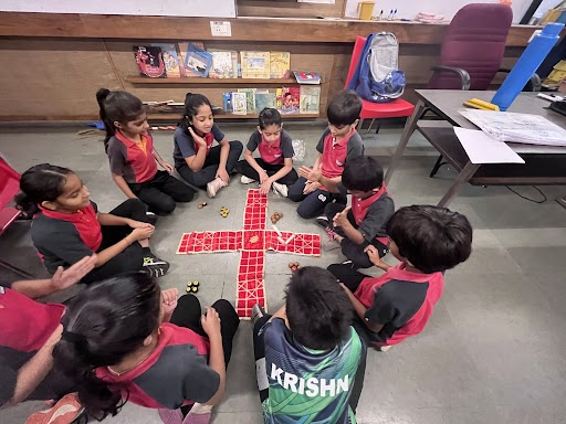 "Fostering global connections one move at a time! Celebrating International Mindedness through the joy of playing Chaupar with our little world explorers. #InternationalMindedness #UnityInDiversity <a href="/BhumikaManglani/">Bhumika Manglani</a> <a href="/pinkyshah21/">Pinky Shah</a> <a href="/MariyamBaxamusa/">Mariyam Baxamusa</a>  🌍🎉"