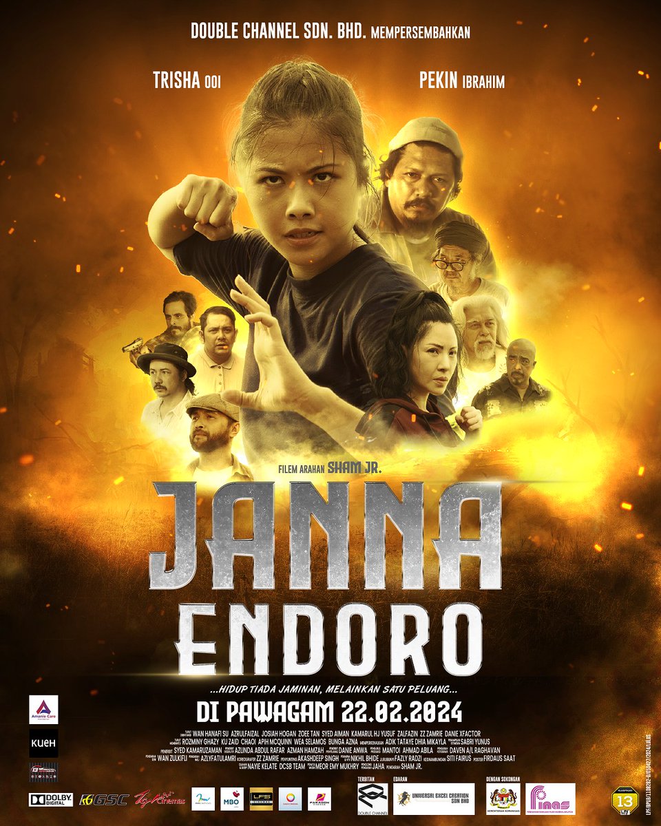 TGVCinemas's tweet photo. Kisah seorang ibu yang berjuang untuk menyelamatkan anaknya yang diculik, dan bangkit daripada penindasan suami yang zalim.

#JannaEndoro akan datang ke TGV pada 22 Februari. https://t.co/VSg5ETxsIe