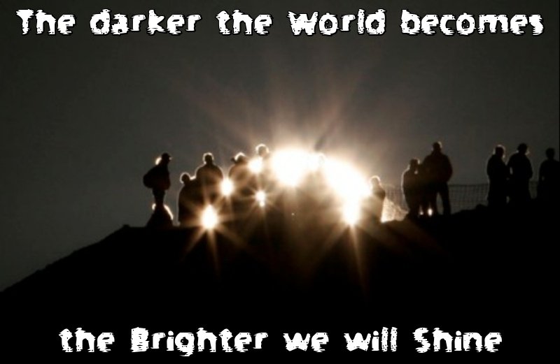 The darker the World becomes the Brighter we will Shine  #truthseekers #lightworkers #wayshowers #indigo #awakened #shine #love #light #energy #frequency #vibration #knowledge #wisdom #unity #unite #community #spiritualfamily #spiritualwarfare #truthseeker #lightworker #oldsoul