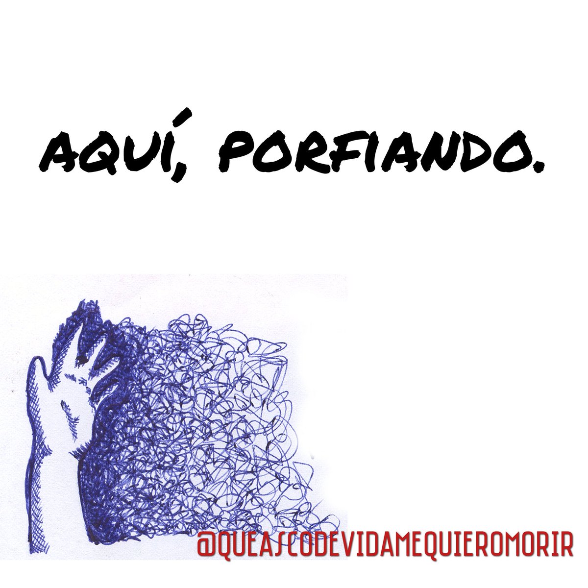 Queascodevidamequieromorir tweet media