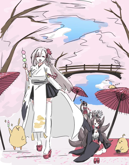 お花見 