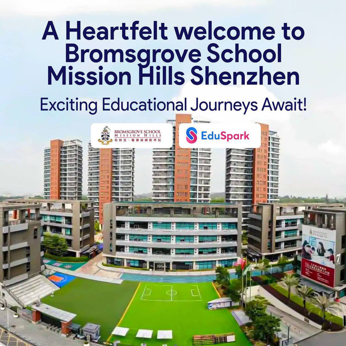 EduSparkWorld's tweet image. We are proud to welcome Bromsgrove School Mission Hills of Shenzhen to the Eduspark Family! Exciting Educational Journeys Await!

We&apos;re excited to embark on an educational journey together, fostering growth, and creating meaningful experiences for teachers.
@missionhillscn