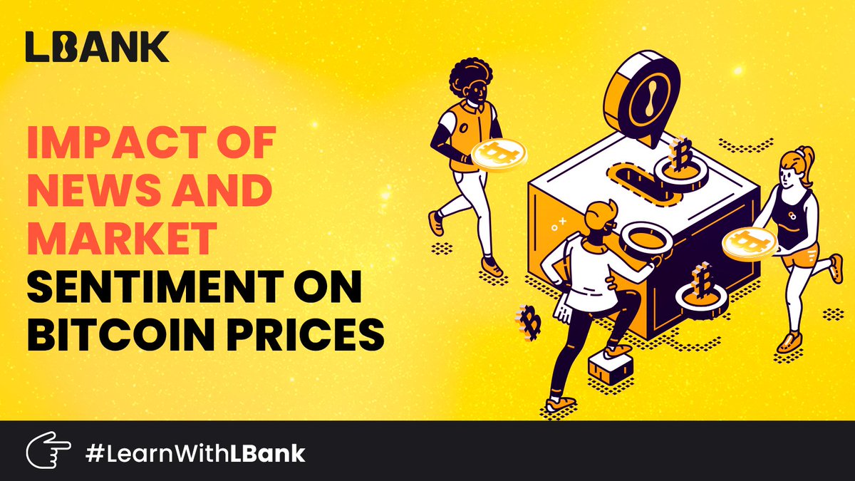 LBankSouthAsia's tweet photo. 1/ #LearnWithLBank: Impact of News and Market Sentiment on Bitcoin Prices
Crypto's price changes are influenced by both regular economic rules and special things related to cryptocurrencies. The basic idea of supply and demand plays a big role, as there's a limit of 21 million Bitcoins, making it more valuable over time. But it's not just that β news and how people feel about the market also have a big impact.
#LBank #Bitcoin