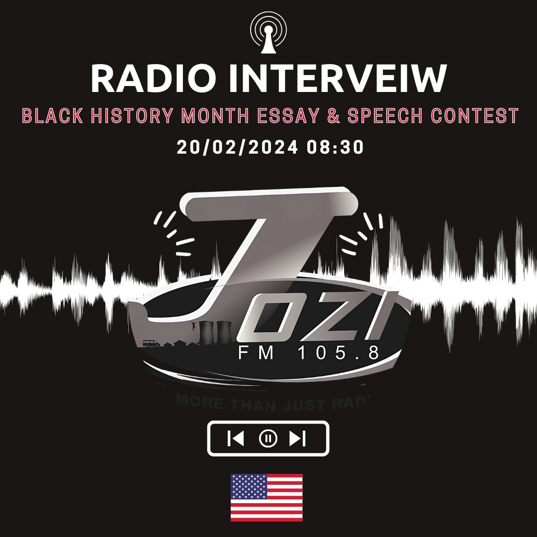 USEmbassySA's tweet image. TUNE IN NOW!

Click on this link to listen live: radio-south-africa.co.za/jozi-fm

#USwithSA #JoziFM #RadioInterview