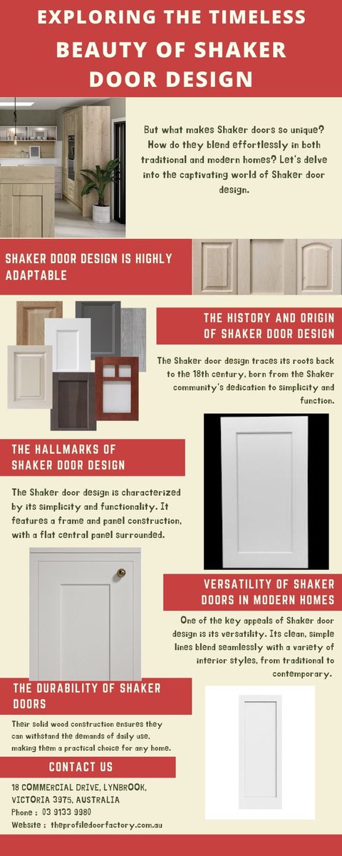 Exploring the Timeless Beauty of Shaker Door Design #ShakerDoorDesign pinterest.com.au/pin/7719451924…