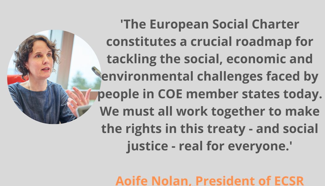 CoESocialRights's tweet photo. #SocialJusticeDay
#EuropeanSocialCharter
#SocialRights are #HumanRights
#EuropeanCommitteeofSocialRights #ECSR https://t.co/Wlfhr4Y5xW