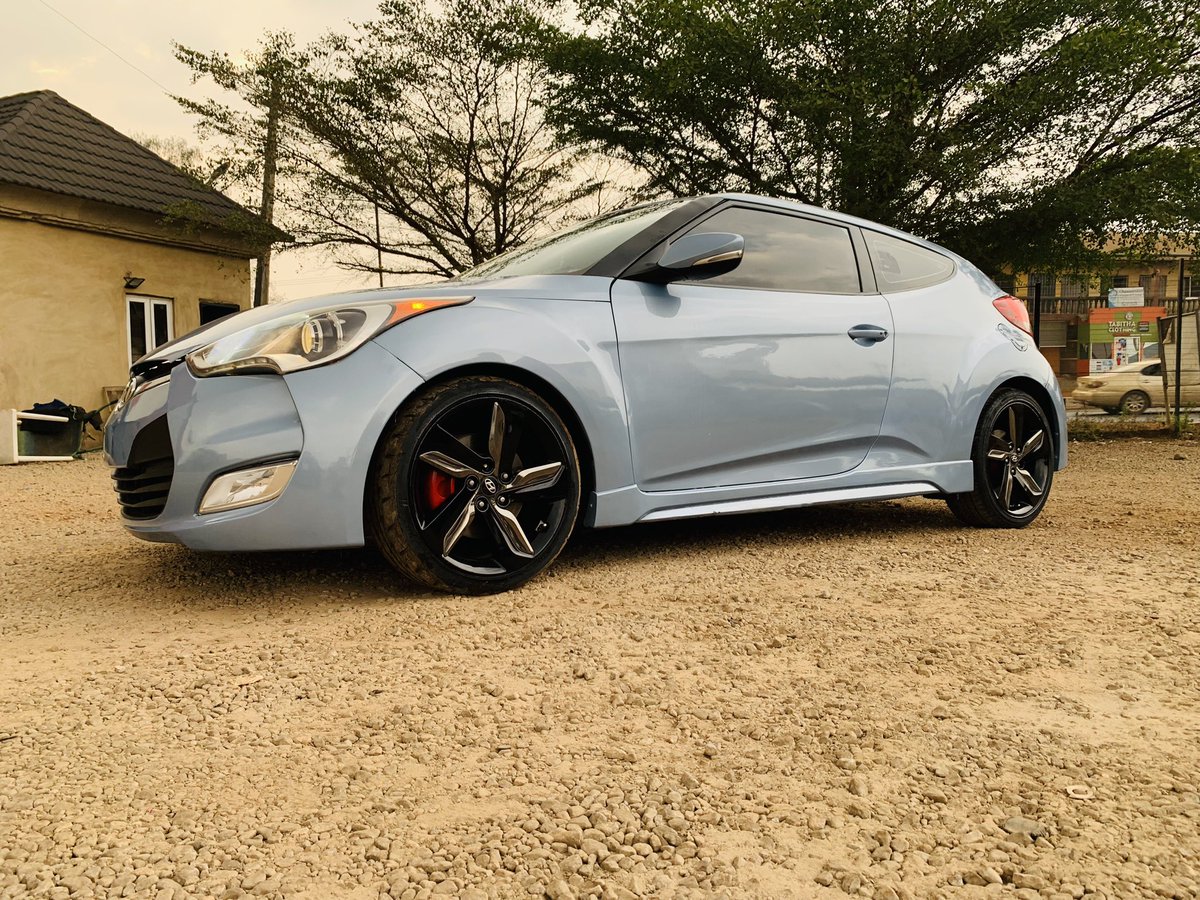 herphoric's tweet photo. This is a year registered 2015 Hyundai Veloster 
Turbo engine 
Sweet alloy wheels 
Leather interior 

Price: 6.5m 

@PELSAUTOS @Carsnationn @abujacarmall @ABUJAPLUG @Autoblazemotors @Ekitipikin https://t.co/JXAcl8pzzV