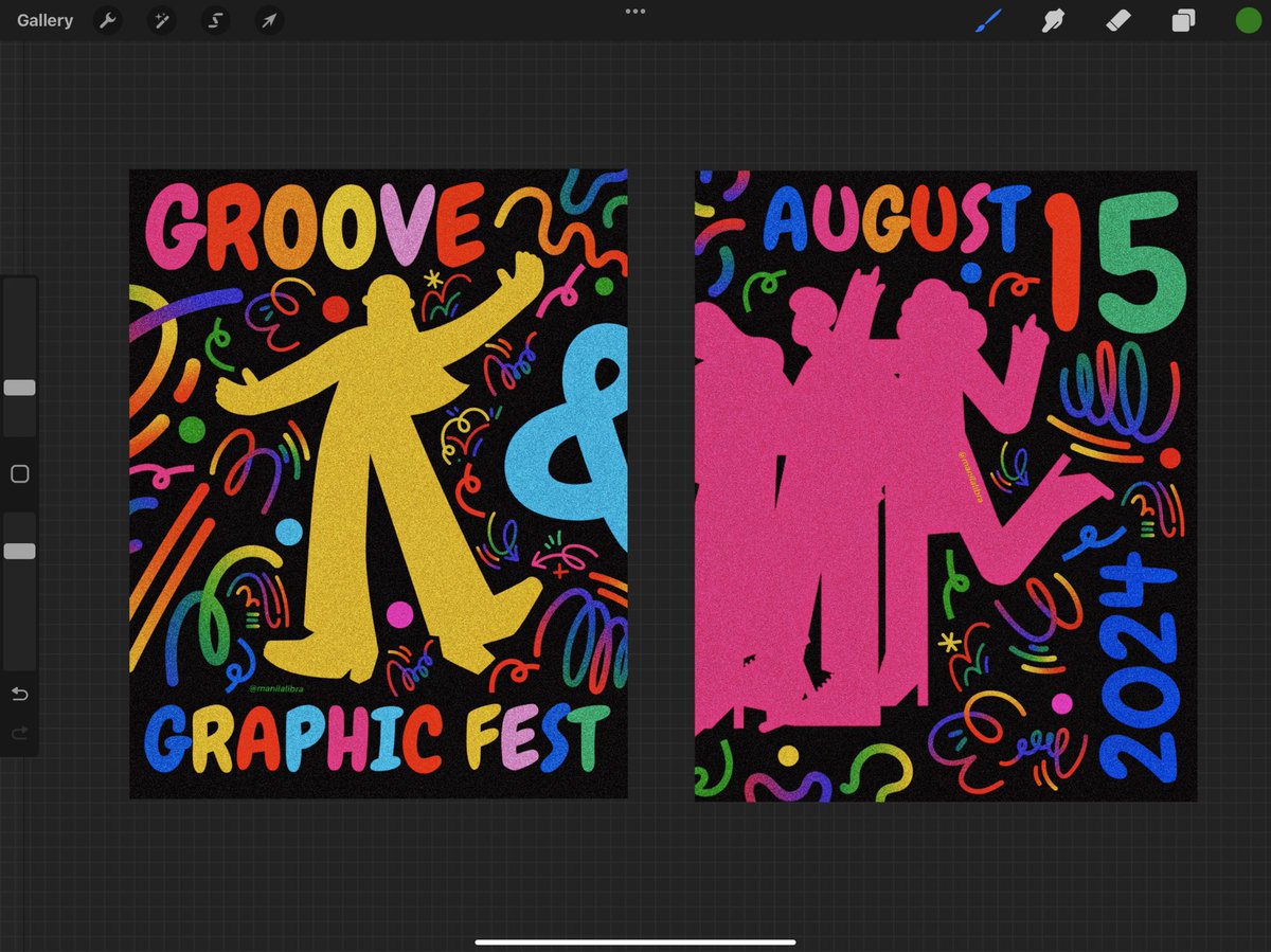 Hello and Goodafternoon #commstwt and #commsX 🌻 another commission finished by a returnee client from racket.ph! 🌹💛had so much creating the poster! 🫶🏻 wanted to share this for my future client! 🧃
🧃 : #manilalibra_studios