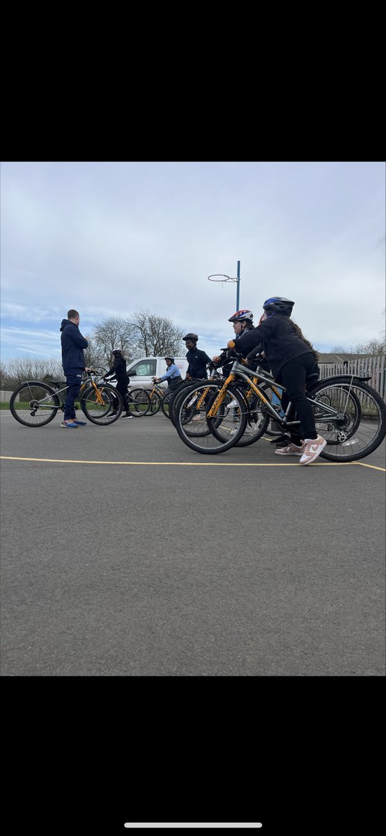 Y6 began their cycling lessons yesterday,  the listened well and persevered to develop their confidence on the bikes. Well done Y6!