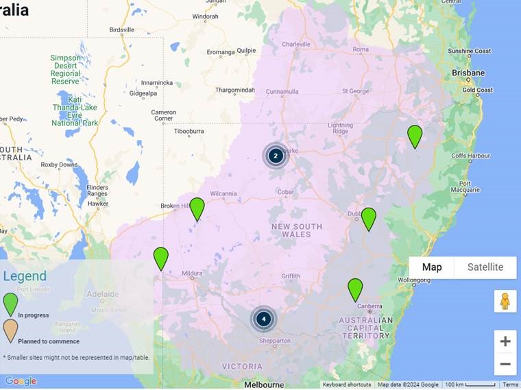 From the northern reaches of NSW all the way to the Lower Murray, #WaterForTheEnvironment is being delivered. These flows are crucial for native species that depend on wetlands in the #MDB. 🔗 Find out where flows are being delivered: brnw.ch/21wCwBa