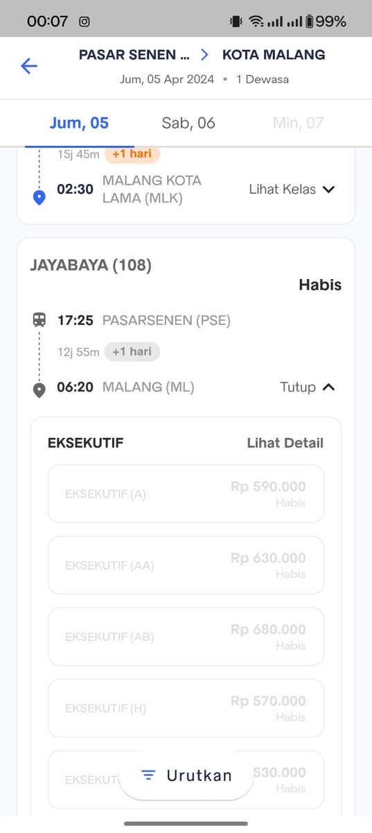 laron_ijo's tweet photo. @KAI121 Udah begadang, baru 6 menit udah habis https://t.co/GC5S6A6aNR
