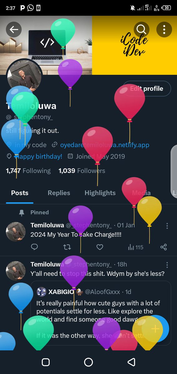 stephentonyyy's tweet photo. A new chapter unlocked!!

Happy birthday to me🎈. Chapter 21 what do you have for me? https://t.co/ushK1glXCv