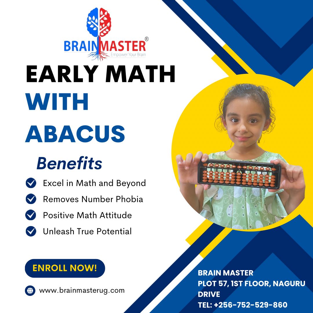 Brainmasterug's tweet image. Building future math whizzes, one bead at a time! 🧮✨ Introduce your little ones to the enchanting world of early math with Abacus. Let the colorful beads and playful learning set the foundation for a lifelong love of numbers. 🌈👶🏽🚀 #EarlyMathExplorers #AbacusAdventures