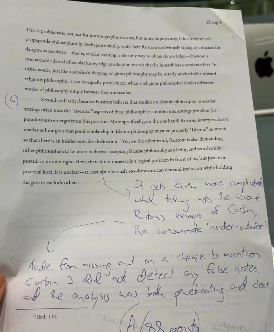 againmilfx's tweet image. The philosophy paper I wrote out in an hour accidentally got the highest score in the class