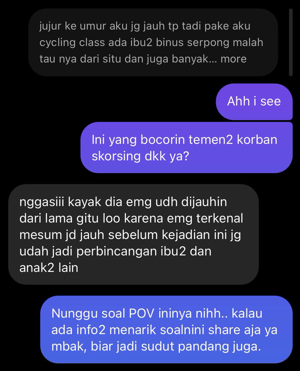 indonesans's tweet photo. @gengtaibinus POV lain geng TAI binus. Barangkali mau tau sebab akibat kejadiannya gimana sampe si korban di bully. Memang; gak ada yang bener sih dengan perilakunya. Tapi, setidaknya jadi tau juga kondisinya. https://t.co/q6WywcIgYs