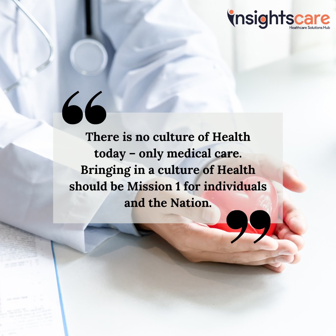 Empowerment starts with prioritizing prevention over treatment. Let's shift from reactive medicine to proactive wellness.

#CultureOfHealth #PreventionOverTreatment #HealthFirst #WellnessMission #HealthyNation #InsightsCareIndia