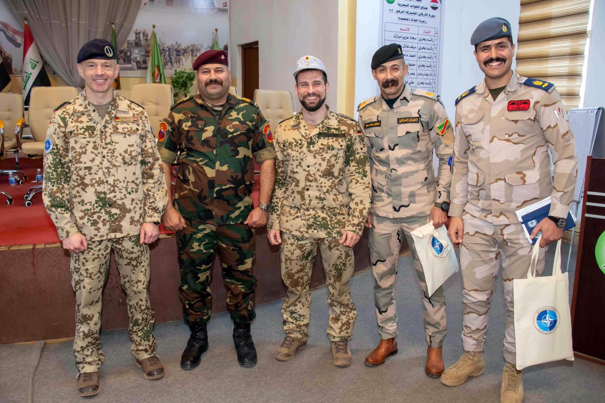NMI TDD Director, Bg General Willer, attended together with 🇮🇶 counterparts, the distinguished visitor day of Combined Arms Training Course, hosted by Dean of 🇮🇶Staff College. This course qualifies the students to conduct the Tactical Planning for Land Forces.

#WeAreNMI