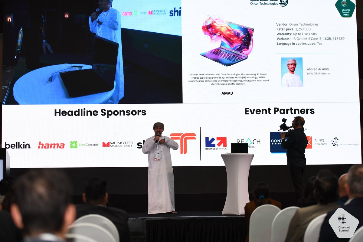 سعداء بحصولنا على المركز الأول لأفضل منتج عن فئة الألعاب و الحوسبة في Channel Summit MENA 2024.🏆

وهو  حدث يجمع كبار تجار التجزئة الإلكترونية في منطقة الشرق الأوسط وشمال إفريقيا مع البائعين والموزعين من أنحاء العالم لعرض أحدث الابتكارات في مجال الإلكترونيات وتكنولوجيا المعلومات.