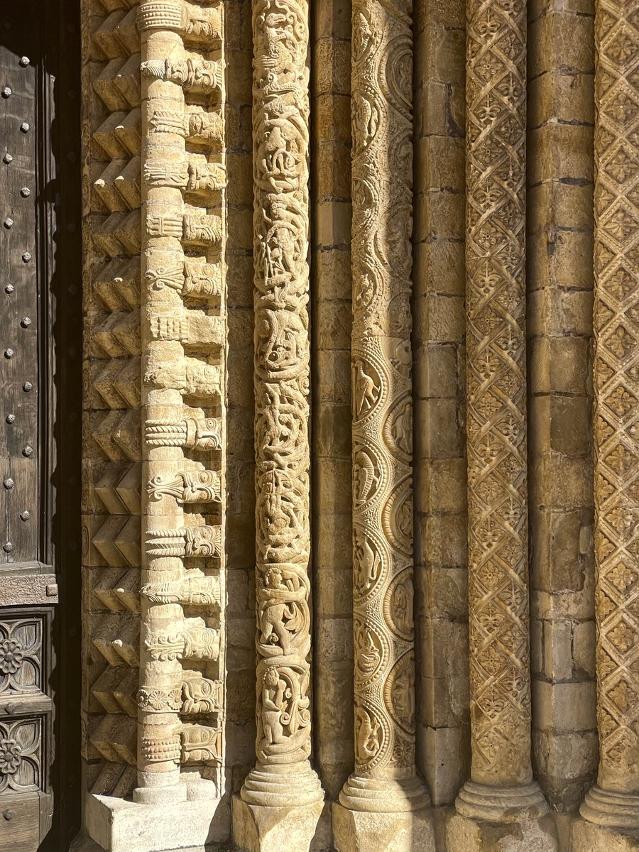 The grammar of buildings: symbols and iconography on  the Romanesque door to the west front at Lincoln Cathedral.