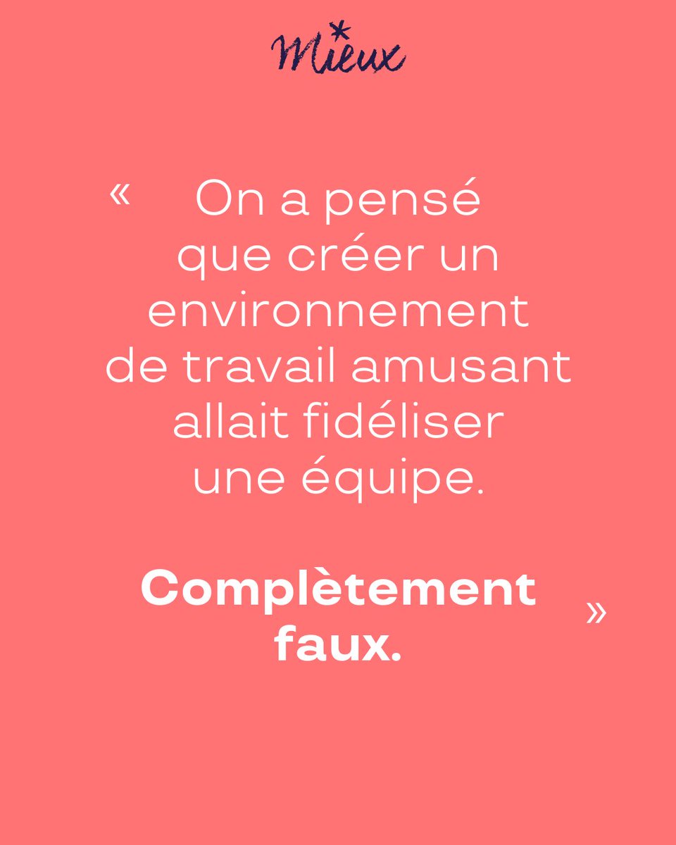 Au-delà des punchlines, notre invité Martin Delarosbil s'est montré particulièrement clair et explicite, et vous ne verrez plus jamais la culture d'entreprise comme avant. 

Oubliez le babyfoot sur le palier et visez les étoiles ✨ ow.ly/I9Ob50QCxwV

#QVT #Recrutement #RH