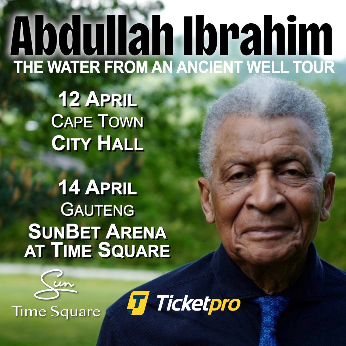 #AbdullahIbrahim is coming back home 🇿🇦 as part of his world tour performing & visiting cities and cultures that in their time were pivotal in his exiled life. 🎹