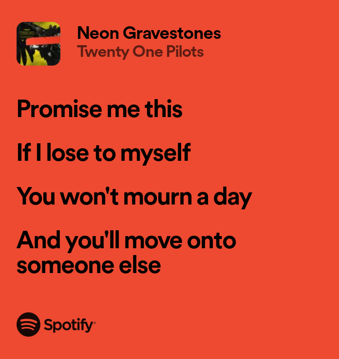 banditomoss's tweet photo. I think about these lyrics way too often https://t.co/2CnCJz2VcT