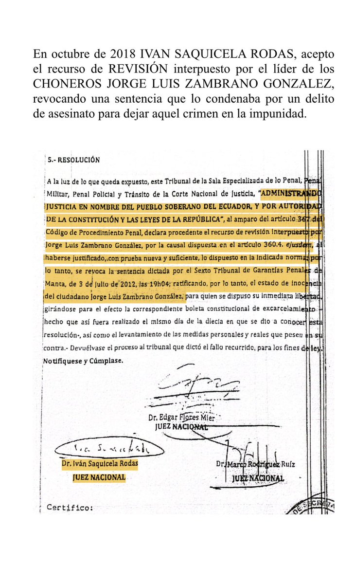 Rafael Correa tweet media