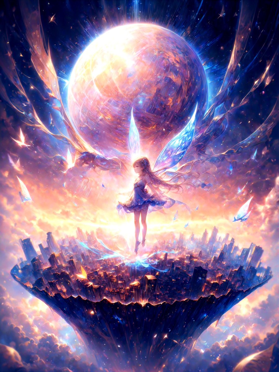 Fairy Illustration Fantasy, Wednesday LTX #AIイラスト #AI妖精部