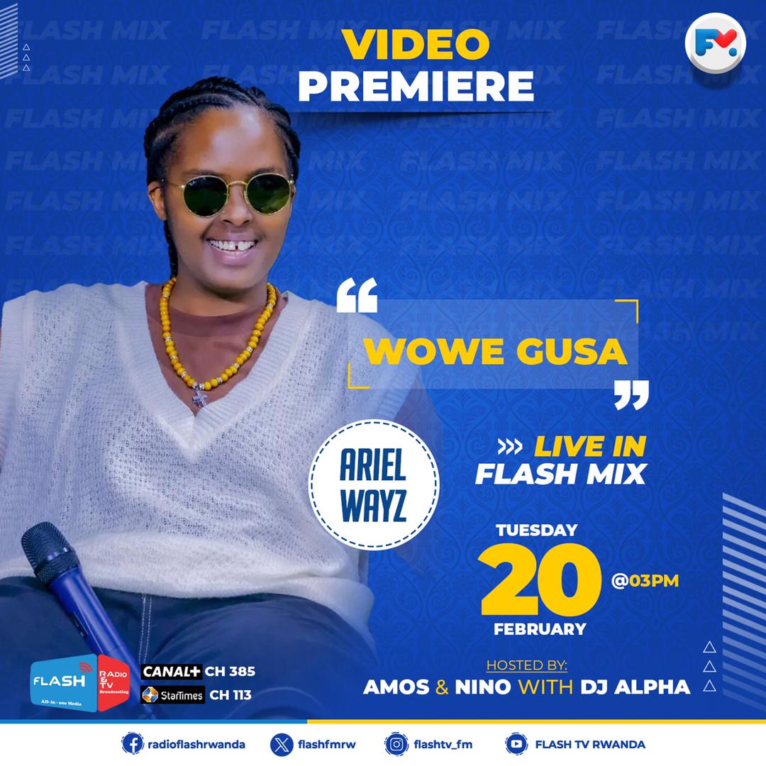 flashfmrw's tweet photo. Umu Star w'umunsi muri #FlashMix  Ariel Wayz arabatamo. Gahunda ni 15h00 kuri #FlashTV https://t.co/8K3tcwXkQj