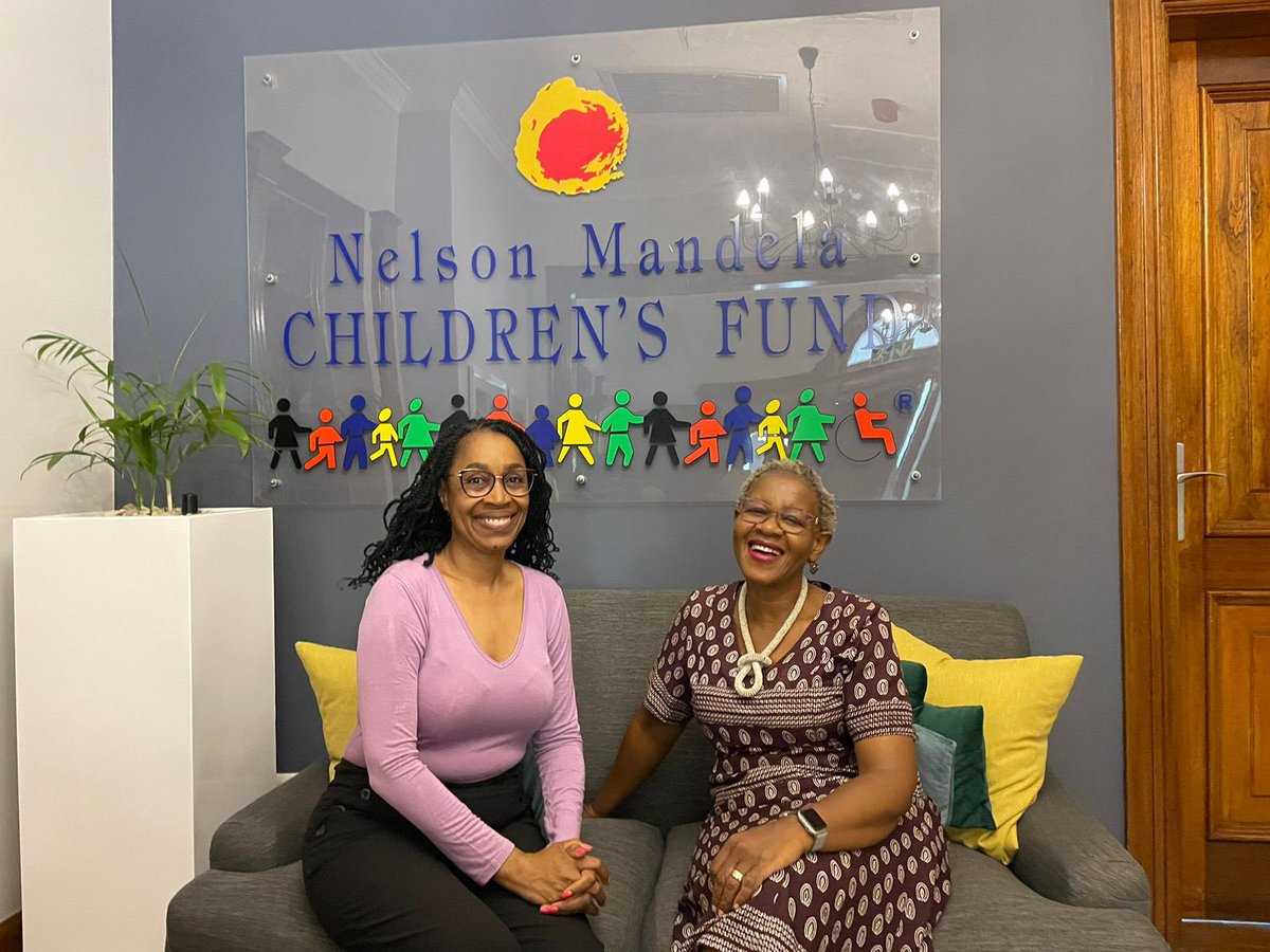 NMCF_SA's tweet photo. CEO of the The Fund (@NMCF_SA), Dr. @LindaNcubeNkomo of @NMCF_SA & Ms. Gugu Xaba from @SaveChildrenSA met today, reinforcing their dedication to South Africa’s children.
It’s a partnership that promises progress.
#StrongerTogether #NMCF https://t.co/xkEnZ6TU6N