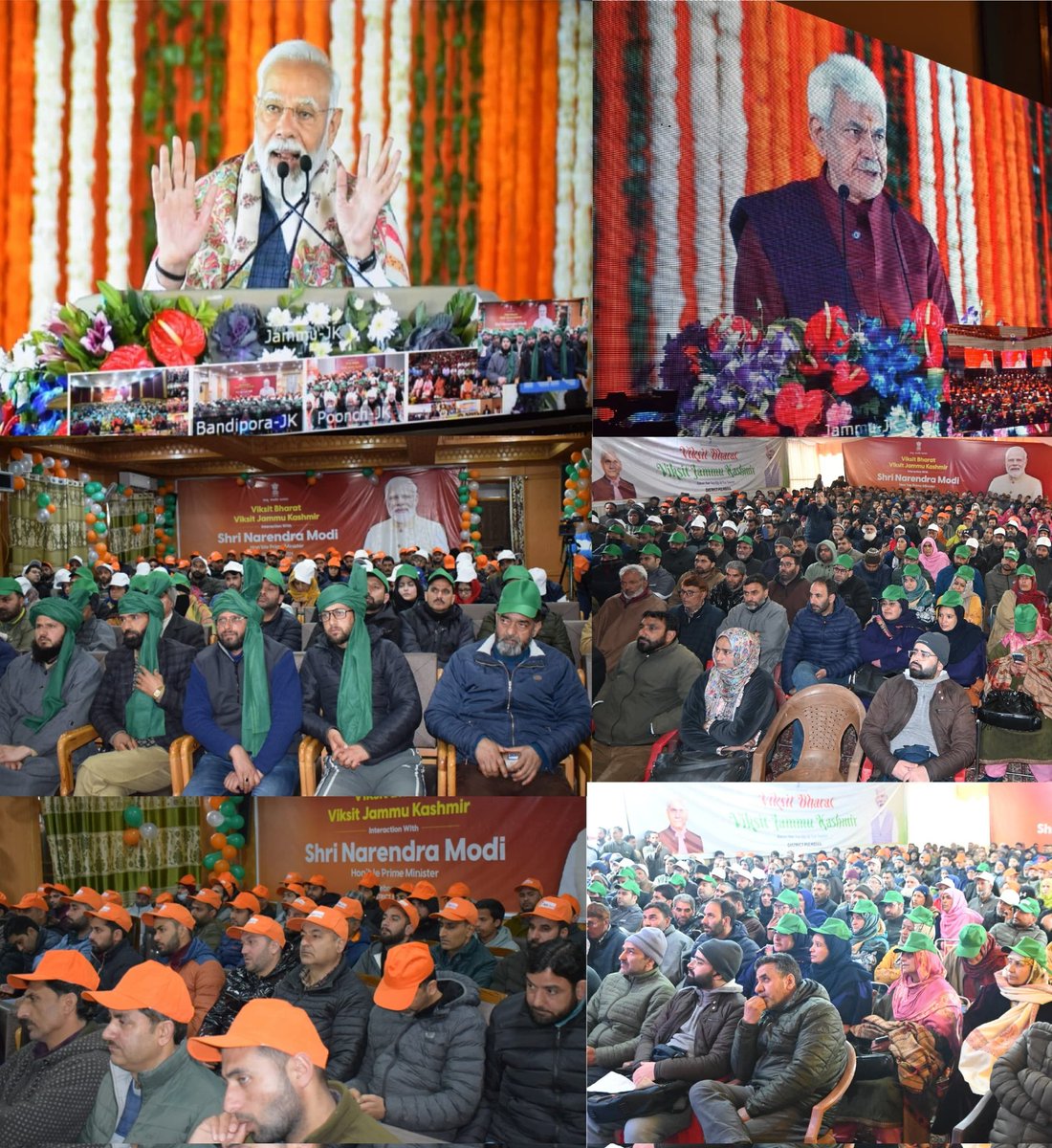 Live Streaming of #ViksitbharatViksitJammuandKashmir Event in Pulwama. The event saw large participation across 16 locations, one proud beneficiary Mr Riyaz Ahmad interacted with Hon’ble Prime Minister. @basharatias_dr @ddnewsSrinagar @DicPulwama @diprjk @PIBSrinagar