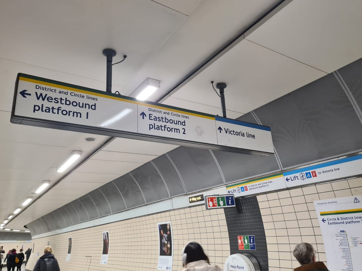 MartinHarris71's tweet photo. @Ccampbellmusic @DawnS15 Only after a bit of a hike! Coming out of the Victoria train station to the main underground entrance ... follow the District/Circle line eastbound platform 2 and it'll be towards the end of the corridor on the left hand side https://t.co/PwjYgmHfrn