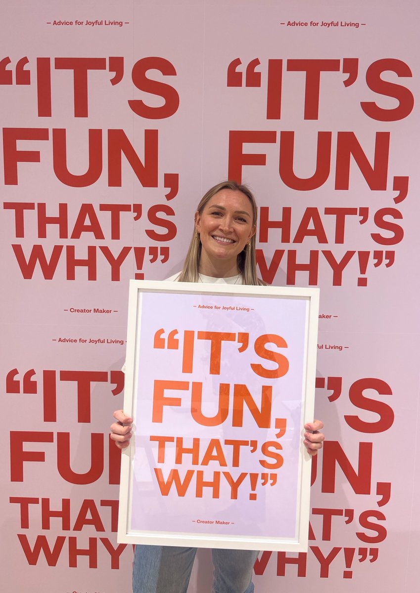 Suz lost her Mum to cancer last year and, together with renowned graphic artist @anthonyburrill, has produced prints inspired by her attitude to life. She's generously donating 90% of sales to our life-saving research - thanks, Suz! ❤️