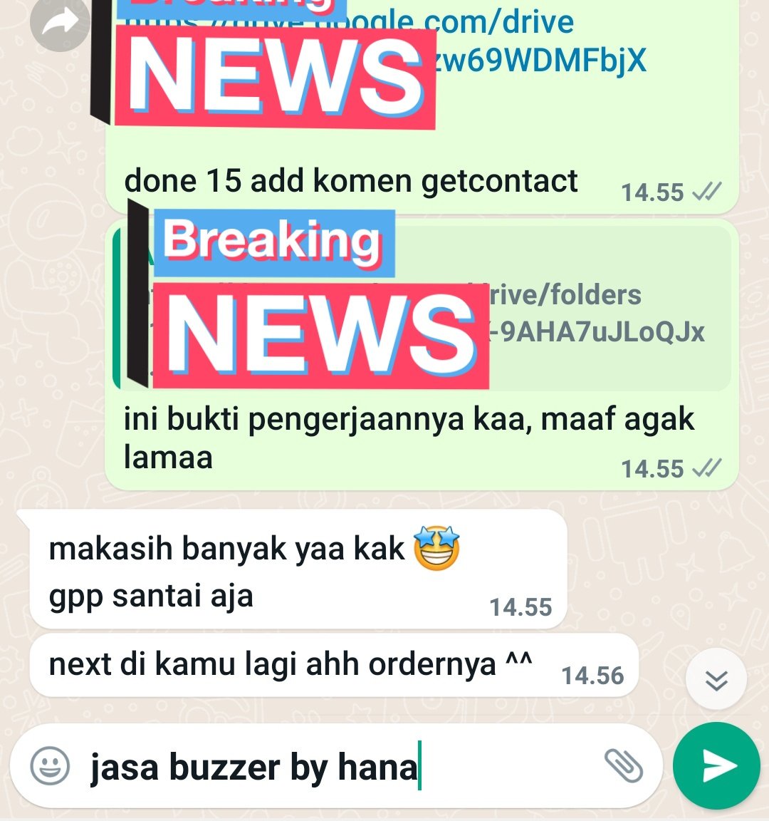 nanaa || jasa buzzer sosmed tweet media