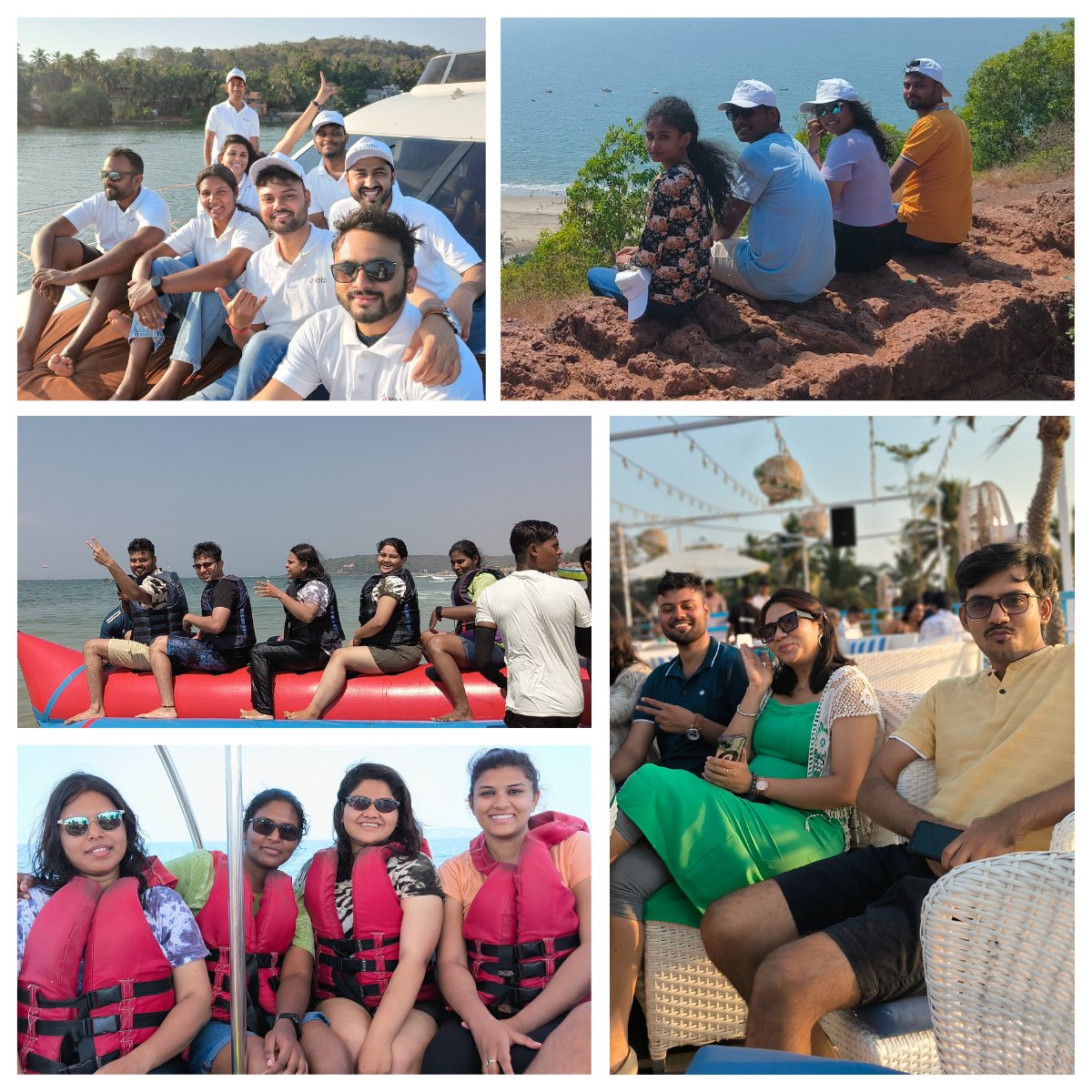 xobin_official's tweet image. Memories etched in the sands of time, laughter echoing against the waves. Each smile captured in this collage is a testament to the bonds we've forged and the experiences we've shared.
#TeamVacation #Memories #TeamBonding #GoaDiaries #FriendshipGoals
#BeachLife #ExploringTogether