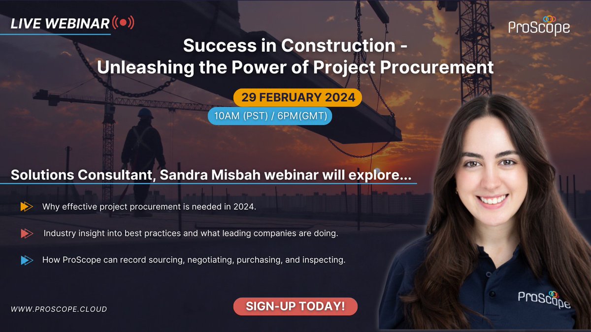 XProScope's tweet image. On average, 70% of projects fail. 

Don't be one of them. 

Projects face financial failure if procurement is not monitored and controlled, with the shockwaves able to impact the wider business.

Register for our #webinar Today!  👇

zoom.us/webinar/regist…

#projectmanagement