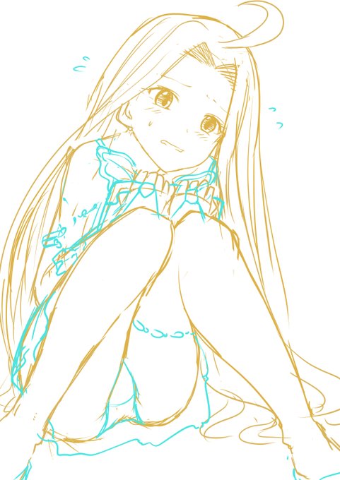 ずっと描きたかったるりぴっぴwip 