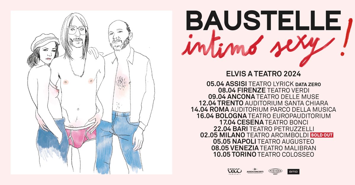 MILANO È  SOLD OUT,  GRAZIE

ticketone.it/artist/baustel…