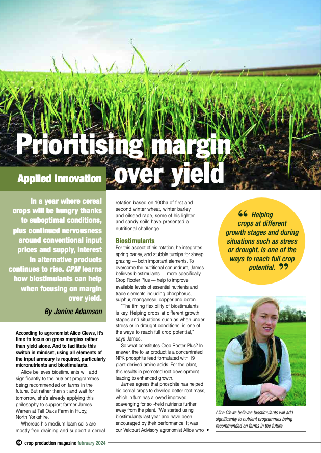 Read about our exciting trial results with #croprooterplus in the February edition of <a href="/cpm_magazine/">CPM Magazine</a> and how we are improving yield and boosting health in the UK's cereal crops:
ilex-envirosciences.com/wp-content/upl…
#biostimulants #rootstoyield #agritech